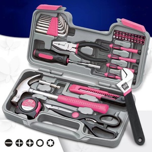 40件家用女性手动工具套装/可爱工具套装/家庭修理女士工具套装粉色工具套装工具和硬件 - Product Image 2