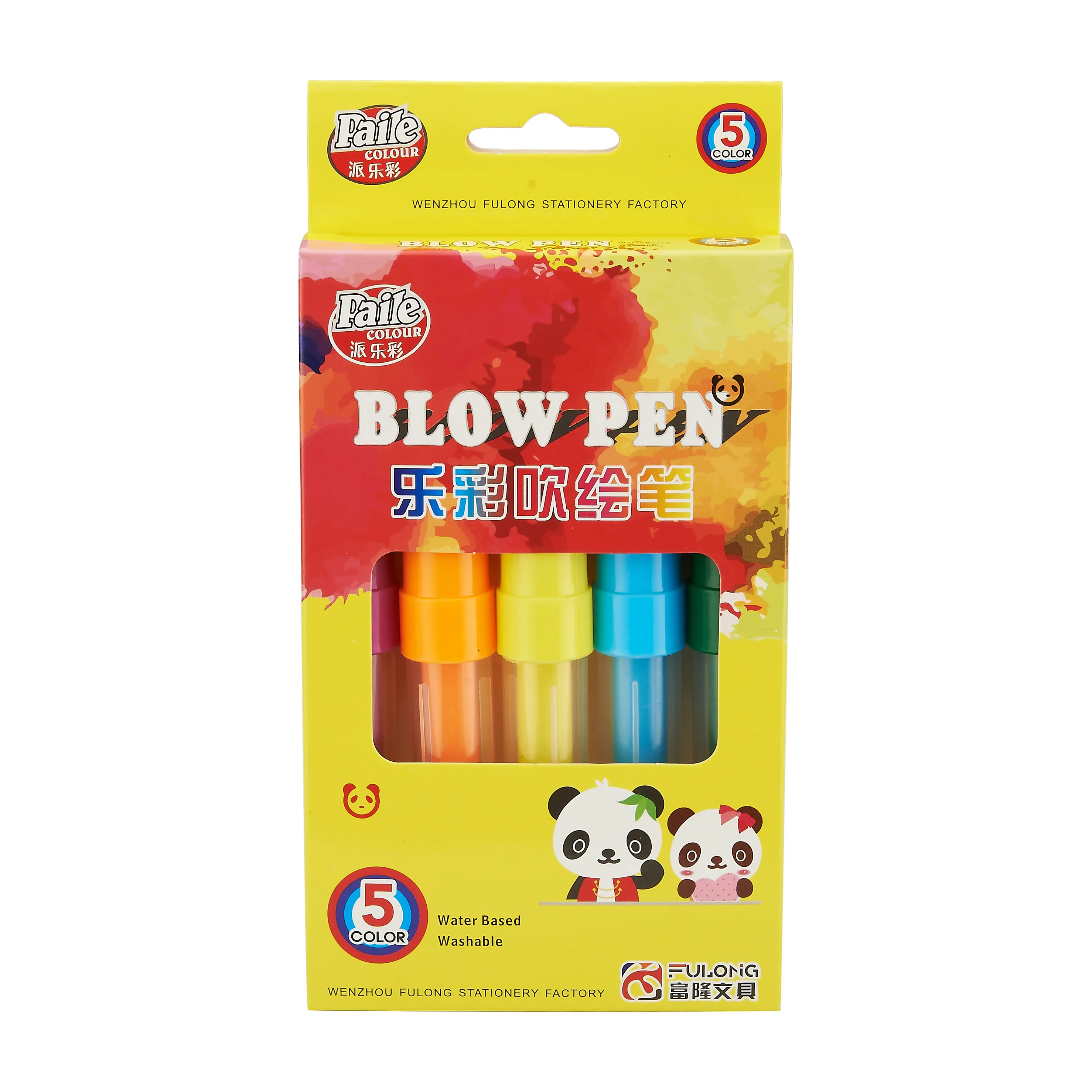 Pena Blow warna kustom tinta berbasis air dapat dicuci pena Airbrush tidak beracun untuk anak-anak bermain dan pewarna rambut hewan peliharaan