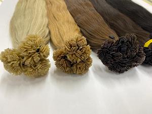 Güzel Keratin saç ekleme doğal insan saçı uçlu