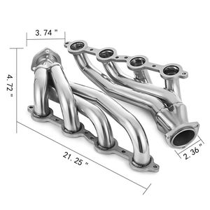 LS takas için egzoz başlığı Chevy GM Pontiac LS1 LS2 LS6 LS7 LSX 1964-1992 C10 Chevelle Camaro Caprice Shorty egzoz başlığı - Product Image 2