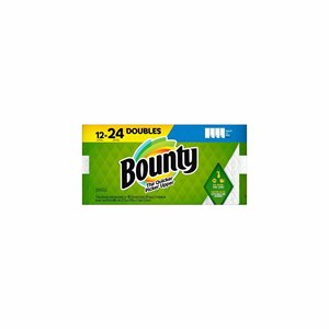 Bountys本格的なサイズ2-Plyペーパータオルホワイト12ファミリーロールの販売 - Product Image 2