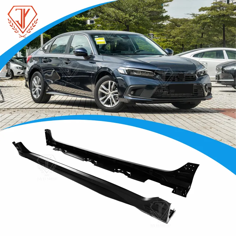 Piezas de automóviles de la marca JY para Honda Civic, accesorios, Kit de carrocería con falda lateral, kit de carrocería 10 Th Gen 2016 2017 2018 2019 2020 2021 2022