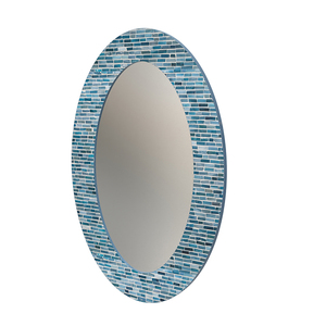 Espejo colgante Rectangular Multicolor elegante decorativo para sala de estar, espejo decorativo, espejo colgante montado en la pared - Product Image 6