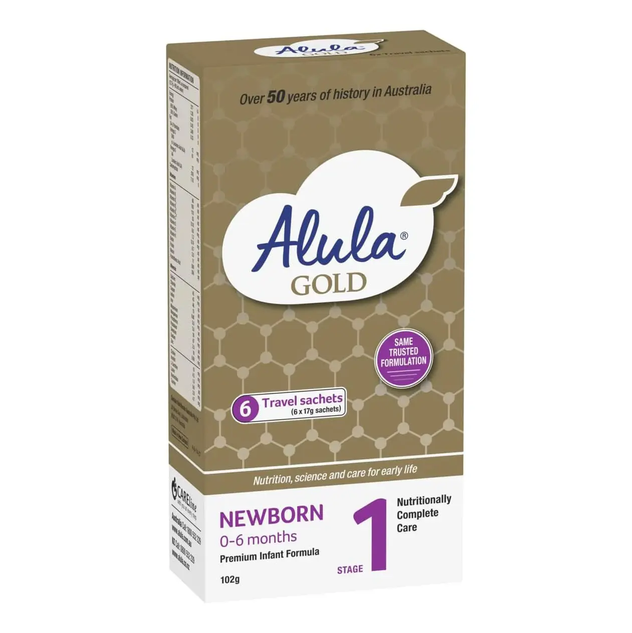 مستحضر الحليب المسحوق الأول للاطفال حديثي الولادة من ALULA GOLD STAGE 1