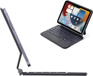 iPad迷你第六代浮动悬臂支架多点触摸触控板背光按键磁性键盘外壳 - Product Image 2