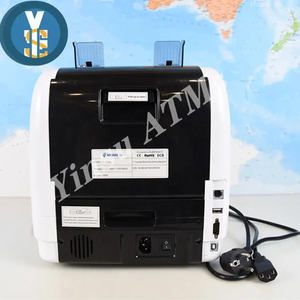 Ys-208C Two Pockets Cis Banknote Cash Value Counter Thermal Print Currency <strong>Counting</strong> <strong>Machine</strong> Cash Bill Counter - Product Image 2