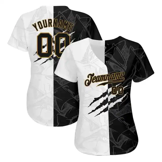 Vrouwen Honkbal Jersey Uniform In Blanco Custom Design Groothandel Honkbal T Shirts Voor Dames Club Team