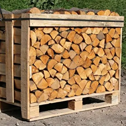 Kayu bakar kering-Oak, 1100 Cu. in, 16-18 log ~ 8 "x 2.5" log. Memasak kayu untuk memanggang, merokok, dan perapian, Oak.