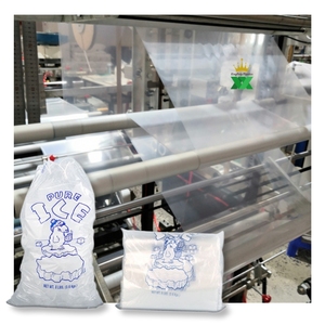 定制手动水包装小袋袋卷，带<span class=keywords><strong>LDPE</strong></span>薄膜，用于热封和包装纯矿泉水
