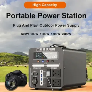 Central elétrica portátil de 2000 Watts, gerador solar de 2000w, bateria de <span class=keywords><strong>backup</strong></span> 2050wh, estações de energia portáteis