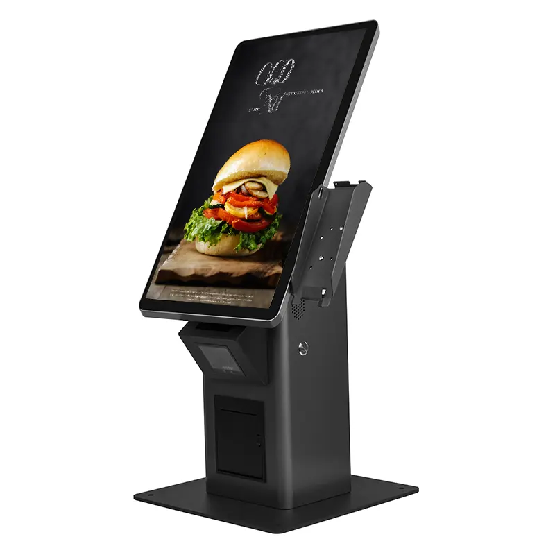 Systèmes Windows /Android Kiosque de 21,5 pouces Kiosque de paiement tout en un Kiosque de commande automatique Terminal de paiement par machine à libre-service