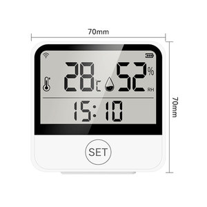 מדחום wifi ו hydgrometer tuya טמפרטורה ולחות בית חימום וחירור ביתי
