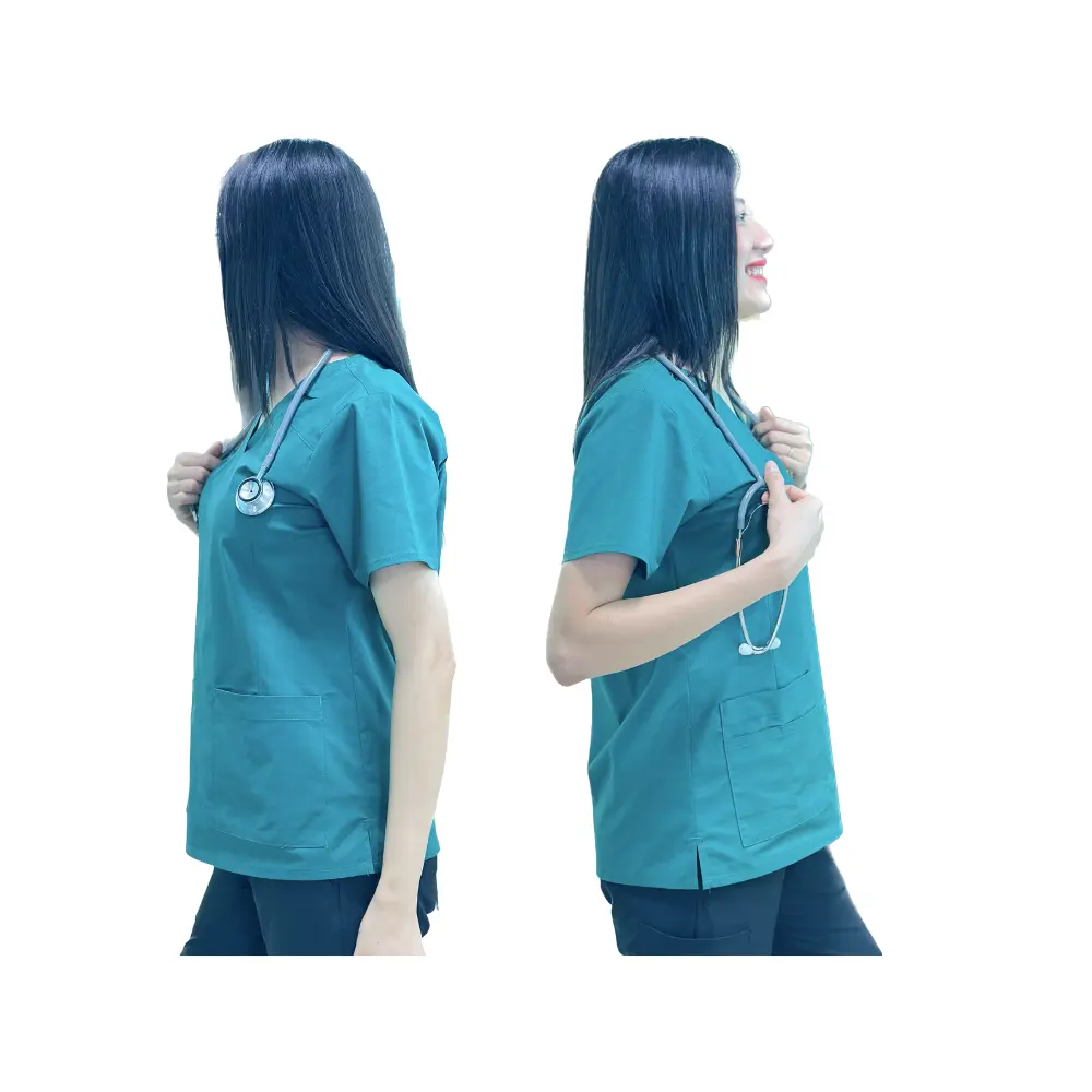 Novo modelo Tecido Macio Uniforme Uniforme Hospitalar Enfermagem Médica Scrubs para Enfermeira Médica Uniforme