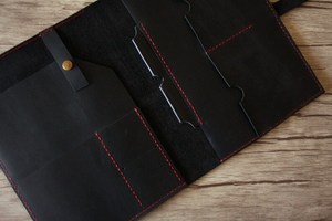 Design Custom Logo Size Journal Soft Cover Gift Box <strong>Notebook</strong> Faux Leather A4 Factory New Paper Material Notepad LPF-0305 - Product Image 4