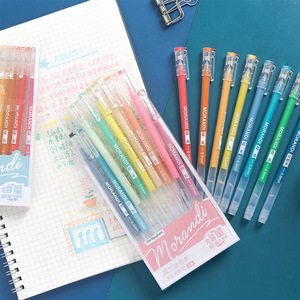 多色学生中性笔大容量彩色笔套装9支 - Product Image 2