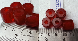 Handmade Multi Colored Glass <strong>Beads</strong> in Assorted Designs, Custom Designs Also Available - Product Image 3