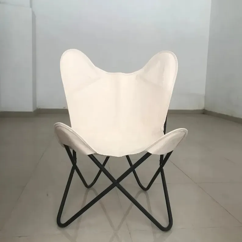 Couverture faite main de chaise de papillon de toile se détendre pour le bureau et la maison faciles
