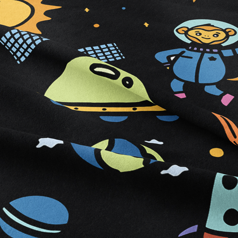 Print Tencel Cotton Knit Fabric