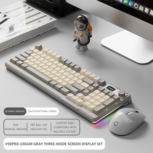 2.4G Wireless Dual Mode Knob Display Keyboard Mouse Mechanical Feel Silent Office <strong>Computer</strong> Keyboard and Mouse Set - Product Image 6