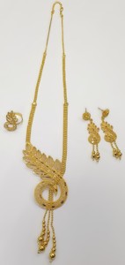 Direct Factory Offer-<strong>Dubai</strong> 24KT Gold Plated Long Necklace Set New Design Best Price Fashion Jewelry Sets - Product Image 6