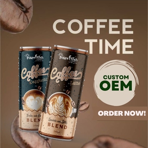 Private Label Iced <strong>Coffee</strong> Drinks Capuchino Latte Mocha <strong>Coffee</strong> in Can 250ml Cold Brew for Import From Manufacture Vietnam Robusta - Product Image 5