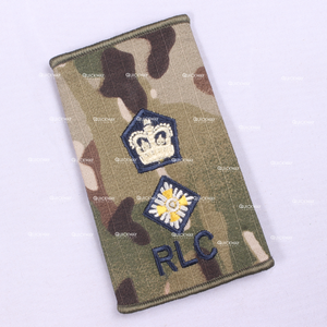 RLC Lieutenant Colonel lojistik kolordu tören rütbe rozeti özel nakış açık kullanım tören rütbe slayt