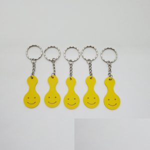 银色钥匙链，带开口跳环金属开口链钥匙环 - Product Image 4