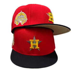 Yüksek kalite tam kapalı dönemi kapaklar amerika ekibi kapalı şapkalar açık spor işlemeli beyzbol kapaklar Gorras donatılmış şapka Hip Hop şapka - Product Image 2