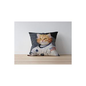 3pcs猫基础3D数码印花靠垫套普通几何叶方形矩形医院升华枕套 - Product Image 3