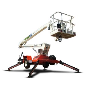 שוקן דובדבן 4 x4 משאית רכוב בוער להרים מכונית עם סל 6 מ '8 מ' 12 מ '14m