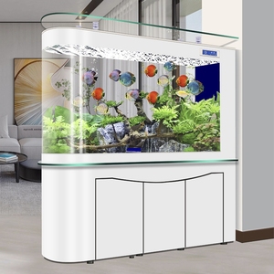Glazen aquariumbodemfilter in kogelvorm voor thuis of kantoor, aanpasbaar als ruimteverdeler - Product Image 1