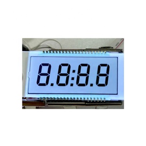 Hersteller kunden spezifisch 4-stellige 7-Segmente Monochrom 4-stelliges Segment LCD-LED-Hintergrund beleuchtung Pin-Anschluss LCD-Display - Product Image 2