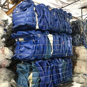 HDPE mavi davul balya hurda/balya HDPE plastik hurda mavi davul ihracat hazır