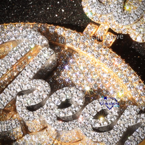 Personal isierte islamische Schmuck labor erstellt Diamant 14 Karat massives Gold Allah Anhänger Iced Out Crescent Star Hip Hop religiöse Halskette