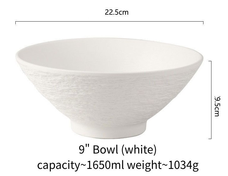9" Bowl (white)