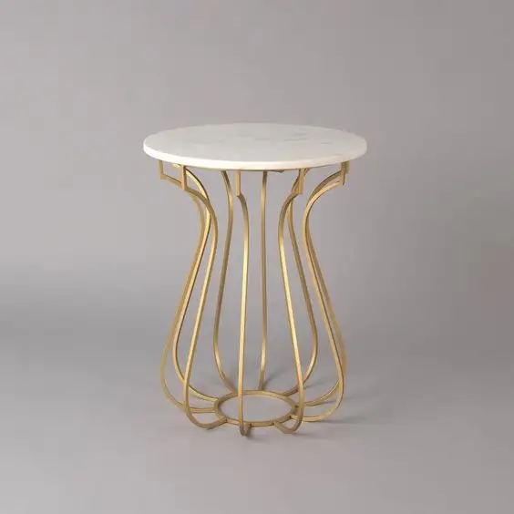 金属製コーヒーテーブルガラストップ高級カスタマイズデザイン室内装飾家具コーヒーテーブル