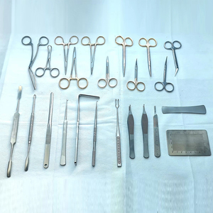Rinoplasty cerrahi kiti 24-Piece komple manuel alman paslanmaz çelik plastik cerrahi aletleri Set toptan tedarikçisi OEM