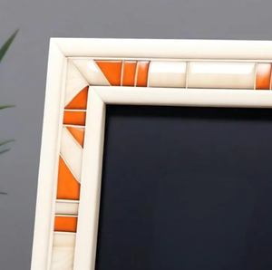 Thủ công Xương vỏ Inlay hình ảnh khung mộc mạc thủ công thiết kế hoàn hảo cổ điển trang trại dân tộc nội thất - Product Image 2