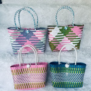 Whosale Women's Tote <strong>Bags</strong> Is Make by Handmade From Plastic <strong>Bag</strong> Best Seller From Vietnam - Product Image 3
