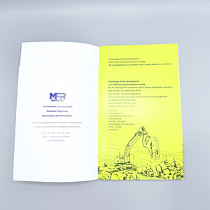Calidad personalizada barato rectángulo empresa Manual libro impresión calidad Papel y cartón Sadde costura libros - Product Image 2