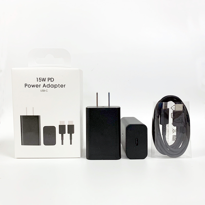 US 15W Cargador Set Negro