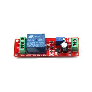 NE555 Módulo de relé de retardo monoestable DC 12V Interruptor de temporizador para Raspberry Pi en venta Escudo de componente electrónico