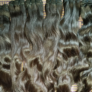 ヘアキューティクルヘアベンダーヘアバンドル卸売生インドレミーインドアラインインド未処理バージンストレートセールブラックウィッグ