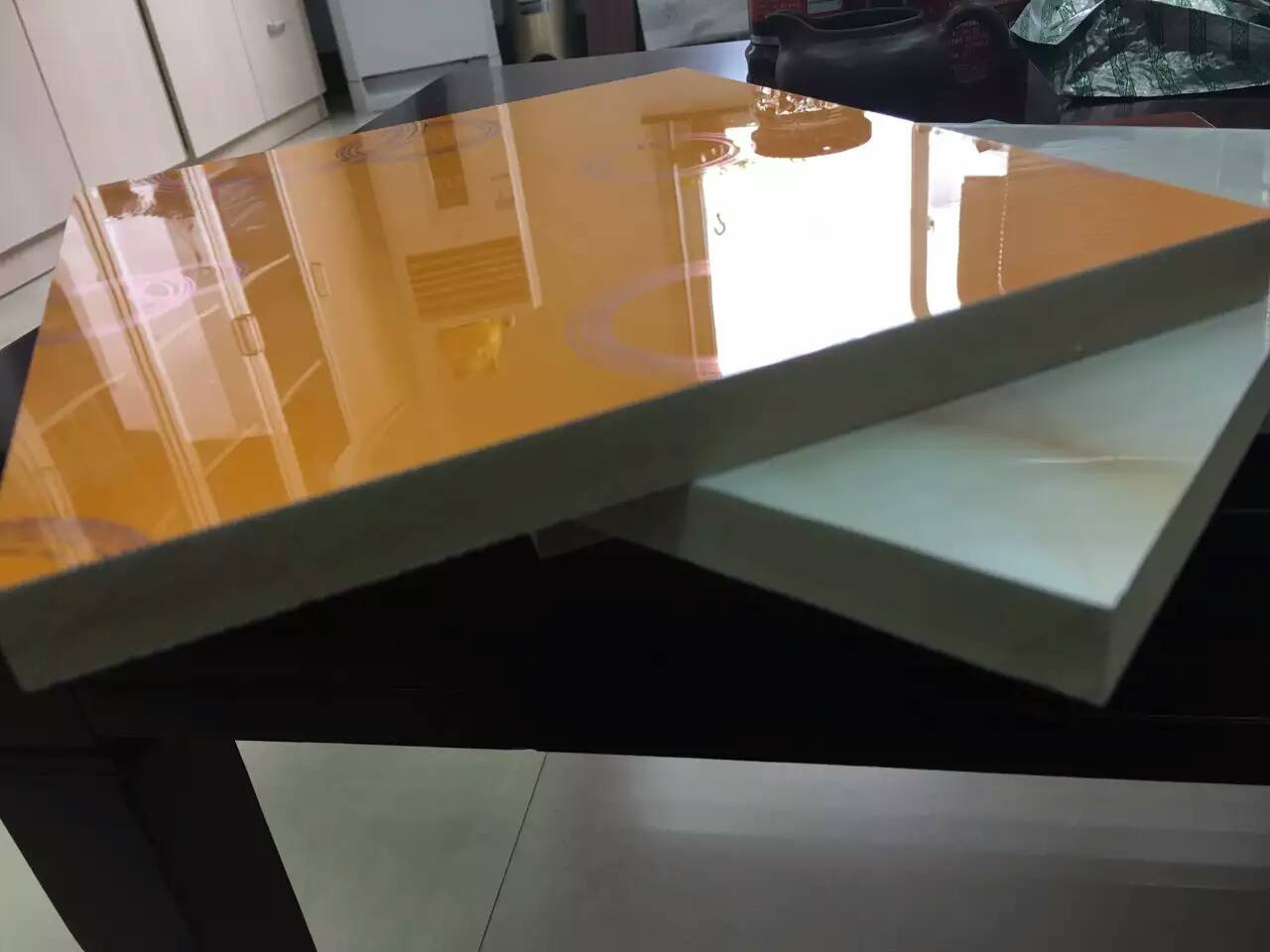 glossy marble