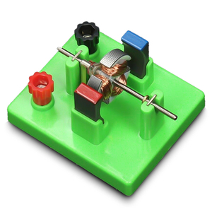 Kit fisico elettrico fisico per la scuola media modelli di fisica Kit di esperimenti per circuiti modello motore aperto modello di motore piccolo DC