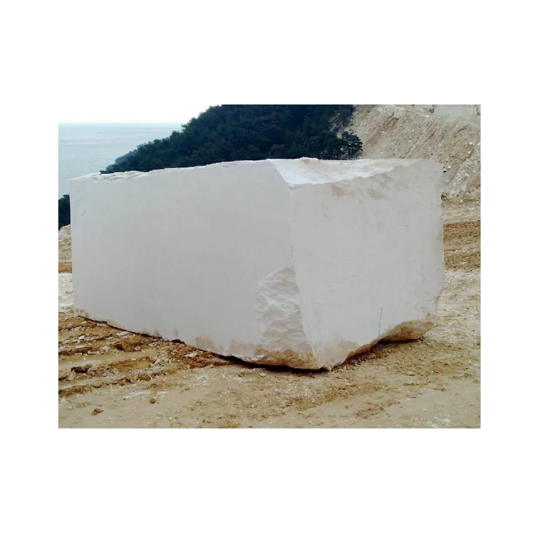 Yüksek kalite özelleştirilmiş Model beyaz mermer blok satılık en iyi fiyat-vietnam'da % 100% doğal mermer