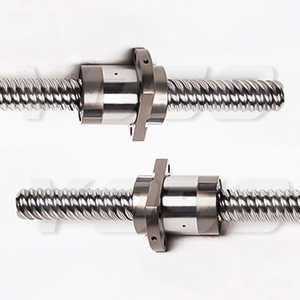 Hot Sale Ball Screw 200 -1000mm Comprimento BallScrew Flange End Usinado Peças <span class=keywords><strong>CNC</strong></span> Com Flange Única Porca De Bola