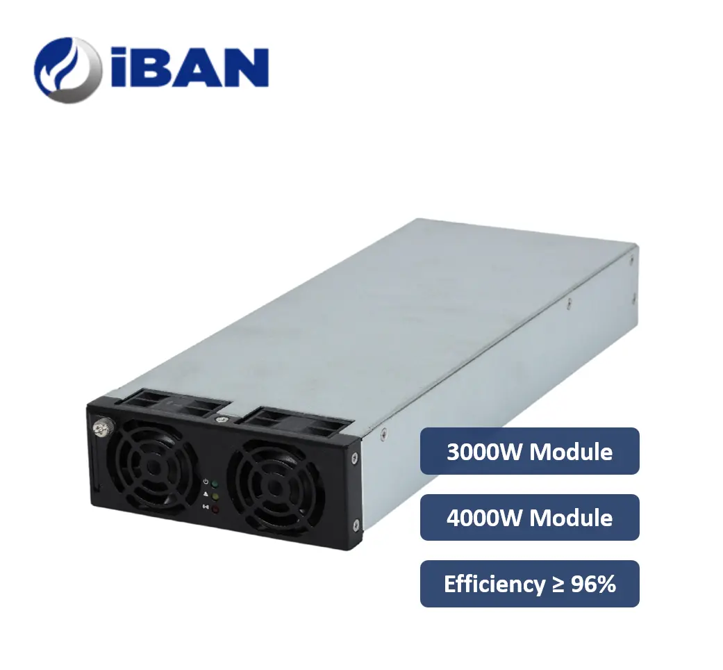 Rectificador de montaje integrado iBAN POWER DC 220vac a 48vdc fuente de alimentación 50A 75A DC módulo rectificador para telecomunicaciones