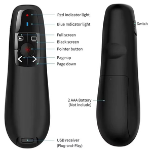 2025 nuovo PPT Slide Advancer penna 2.4GHz penna Powerpoint Wireless presentazione Clicker USB telecomando F-lip presentatore puntatore - Product Image 3