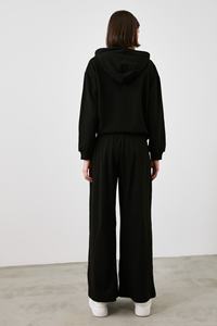 Biểu Tượng Tùy Chỉnh Extrasize Phụ Nữ Sweatsuit Mùa Thu Mùa Đông Quần Áo Chắp Vá Áo Thun Phụ Nữ Tracksuit Phụ Nữ Mồ Hôi Phù Hợp Với 2 Mảnh Thiết Lập - Product Image 4